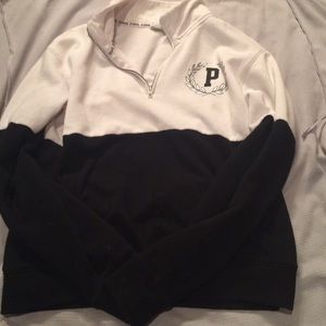 Half Zip PINK pull over.