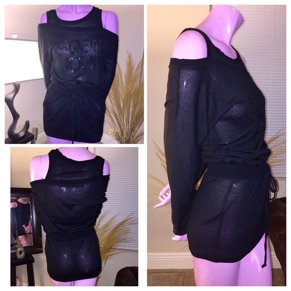💰SOLD💰Black Sean John mini sweater dress
