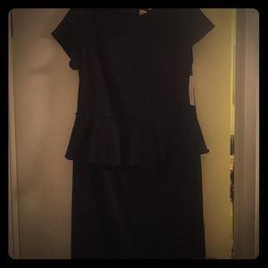 NWT peplum little black dress