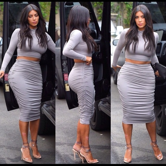 Christian Grey Crop set - Picture 2 of 2