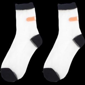 Black Bandaid Sheer Socks