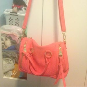 Coral pink bag