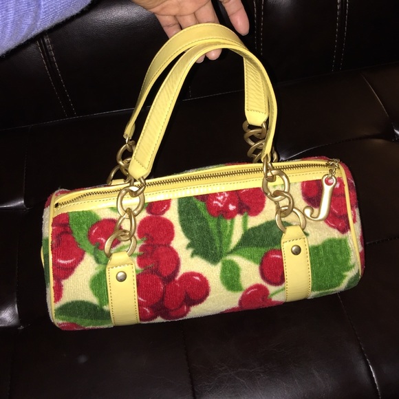 🍒 Juicy Couture Yellow Tootsie Roll Bag 🍒