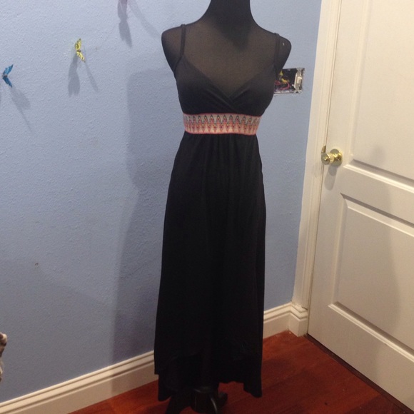NEW black summer long dress