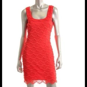 GUESS   Red Fringe Party Cocktail Dress❤️❤️❤️💄💄