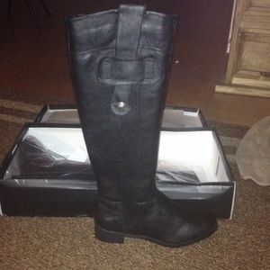 NIB Tall Black Boots