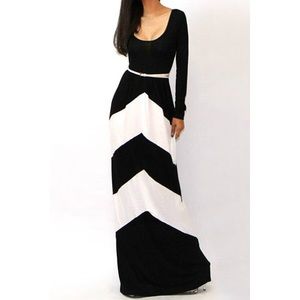 Long sleeve maxi dress