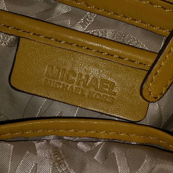 MICHAEL Michael Kors Bags 2nd Set Pics Of Mk Tags In Mustard Bag
