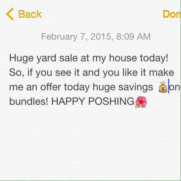 Make me an offer! It may be gone by noon today!