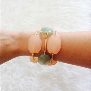 Peach Wire Wrapped Bangle!!! Just $12 each!!!!