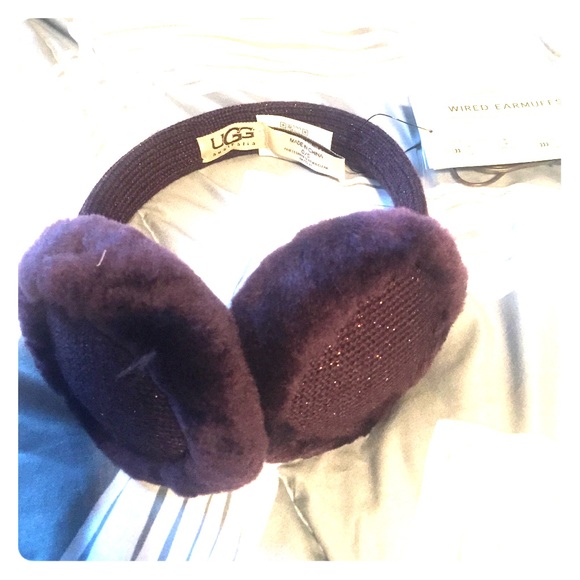 Purple ugg earmuffs/head phones