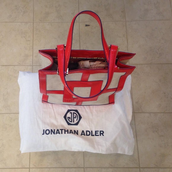 **sold** Jonathan Adler shoulder tote