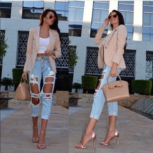 Looking for REVERSE/ LEVIS 501 distressed BF jeans