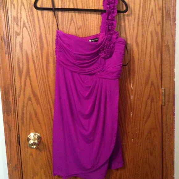 Purple formal dress