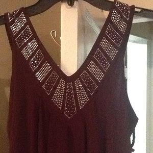 Jeweled purple tank