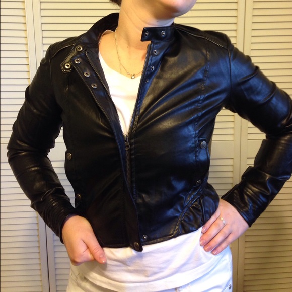 Faux Leather Jacket