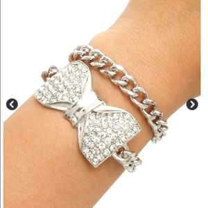 🎉NEW🎉 Ribbon Layered Bracelet with Stone