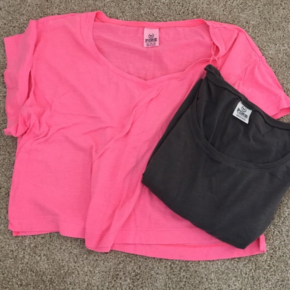 2 for price of 1!! PINK crop tops