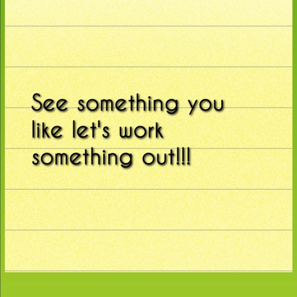 Open to reasonable offers....