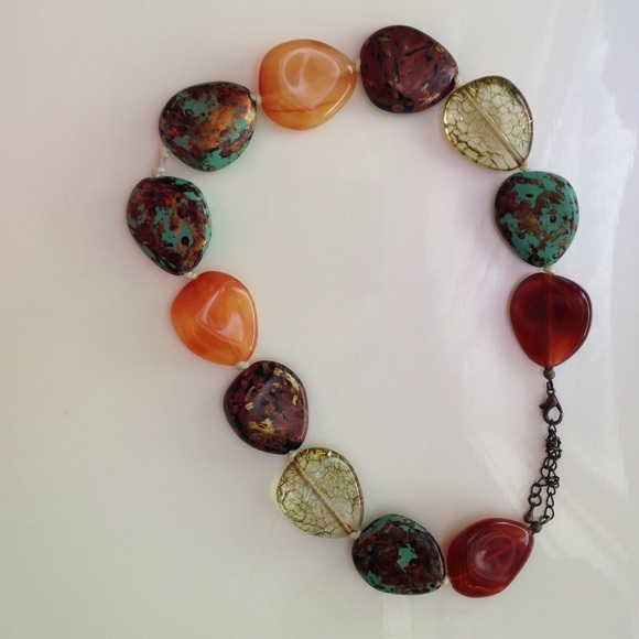 SOLD.        --     Stone necklace