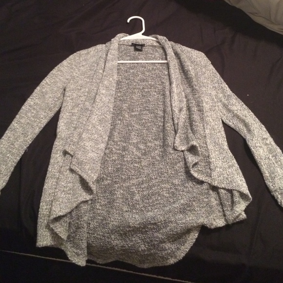 Grey & black sparkly cardigan