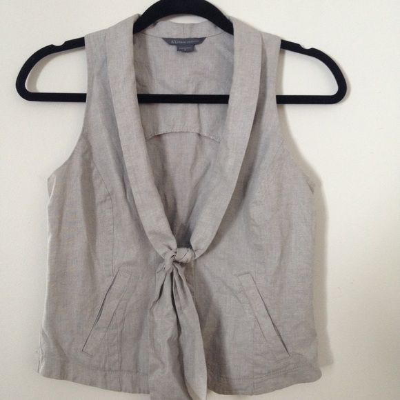 Gray Armani Exchange Vest.