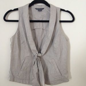 Gray Armani Exchange Vest.