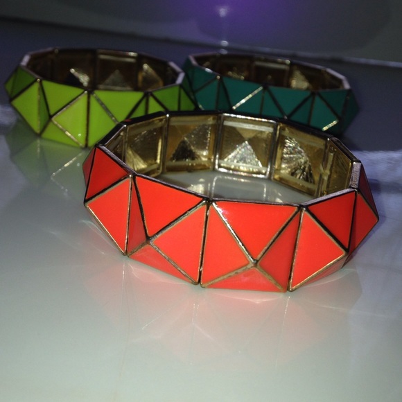 Neon stud bracelet bundle - Picture 2 of 4