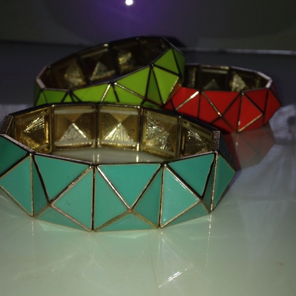 Neon stud bracelet bundle - Picture 3 of 4
