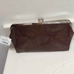 Super fun brown double wallet/purse!