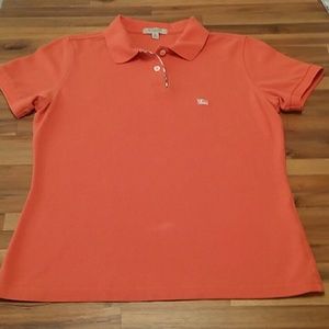Burberry Womans Orange Polo