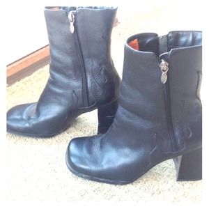 REDUCED !!! Harley Davidson Flame Boots 8.5