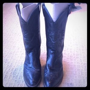 Harley Davidson Cowboy Boots 8.5 Black