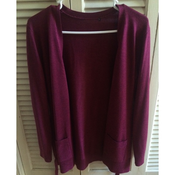 Maroon Cardigan