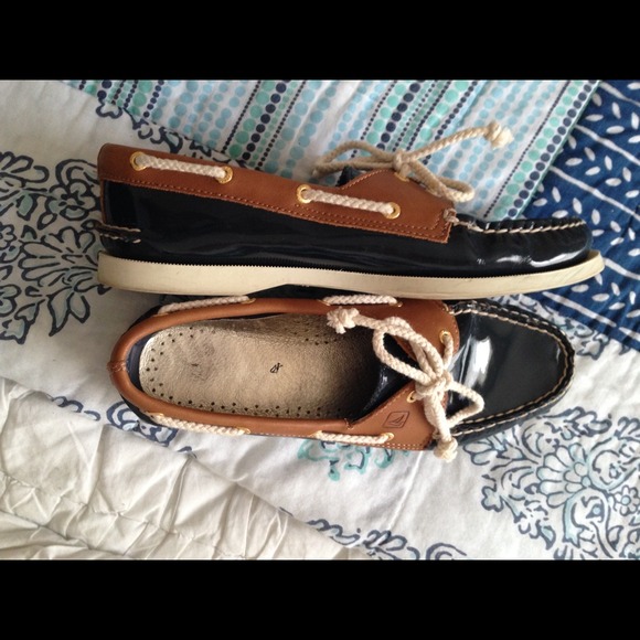 Sperry Top-Sider Navy and Tan boat shoes