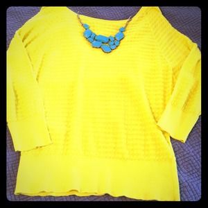 Bright boat neck sweater sz am