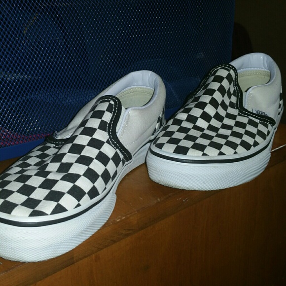 Vans Checkerboard Slip on Sneakers