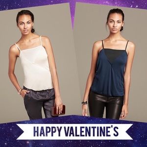 Mixed media draped BR tank navy NWT