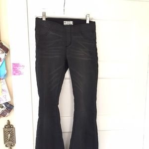 Dark Grey Free People Pull On Kick Flare