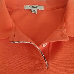 Burberry Womans Orange Polo