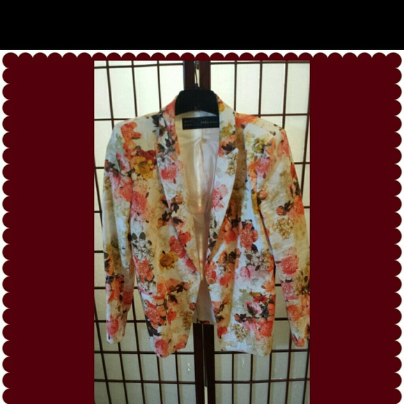 Floral blazer