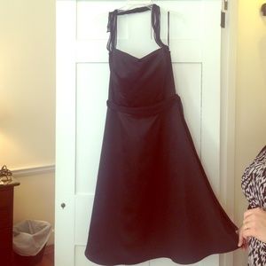 Satin White House Black Market dress