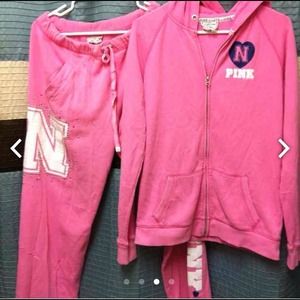 VS Navy Sweat Set Large Gorgeous