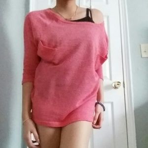 Pink sweater/shirt