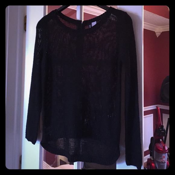Black High Low Sweater from H&M