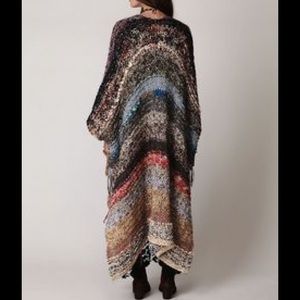 Free People Rare Floor Length Hand Knit Cardigan