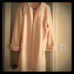 Super Soft zipper bathrobe