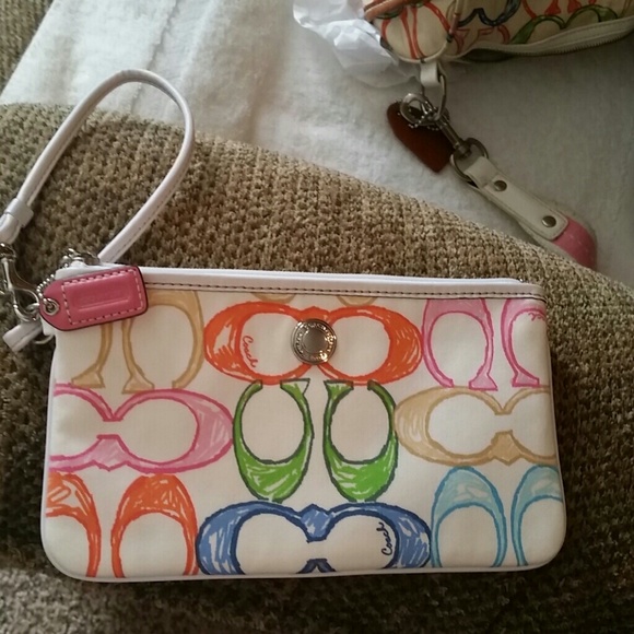 Coach  Wristlet,  like new.
