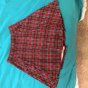 Cotton On Plaid high waisted skirt