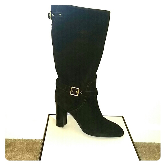 Coach swede brown boots